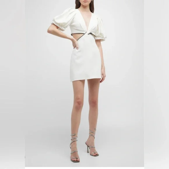 navy blue mini dresses Romona Satin Mini Dress